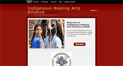 Desktop Screenshot of indigenoushealingarts.org